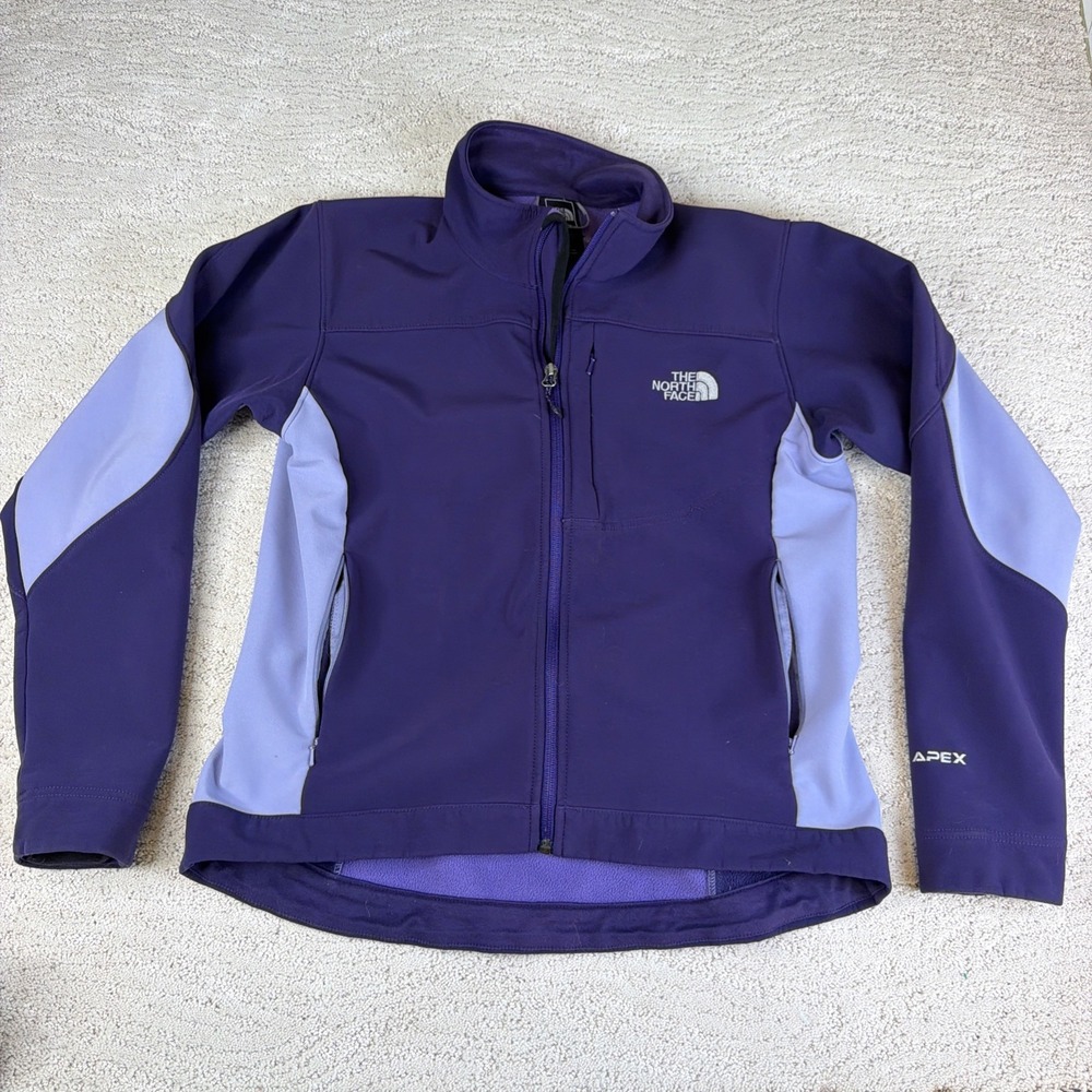 Women's The North Face Size Medium Apex Soft Shell Full Zip Jacket Coat